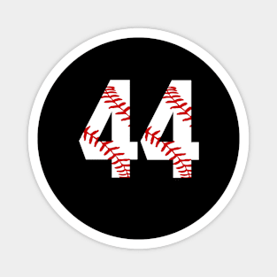 Baseball Number 44 #44 Baseball Shirt Jersey Favorite Player Biggest Fan Magnet